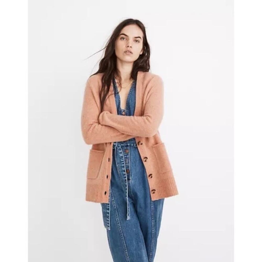 Madewell Donegal Maysfield 100% Merino Wool Cardigan Sweater Size Extra Small